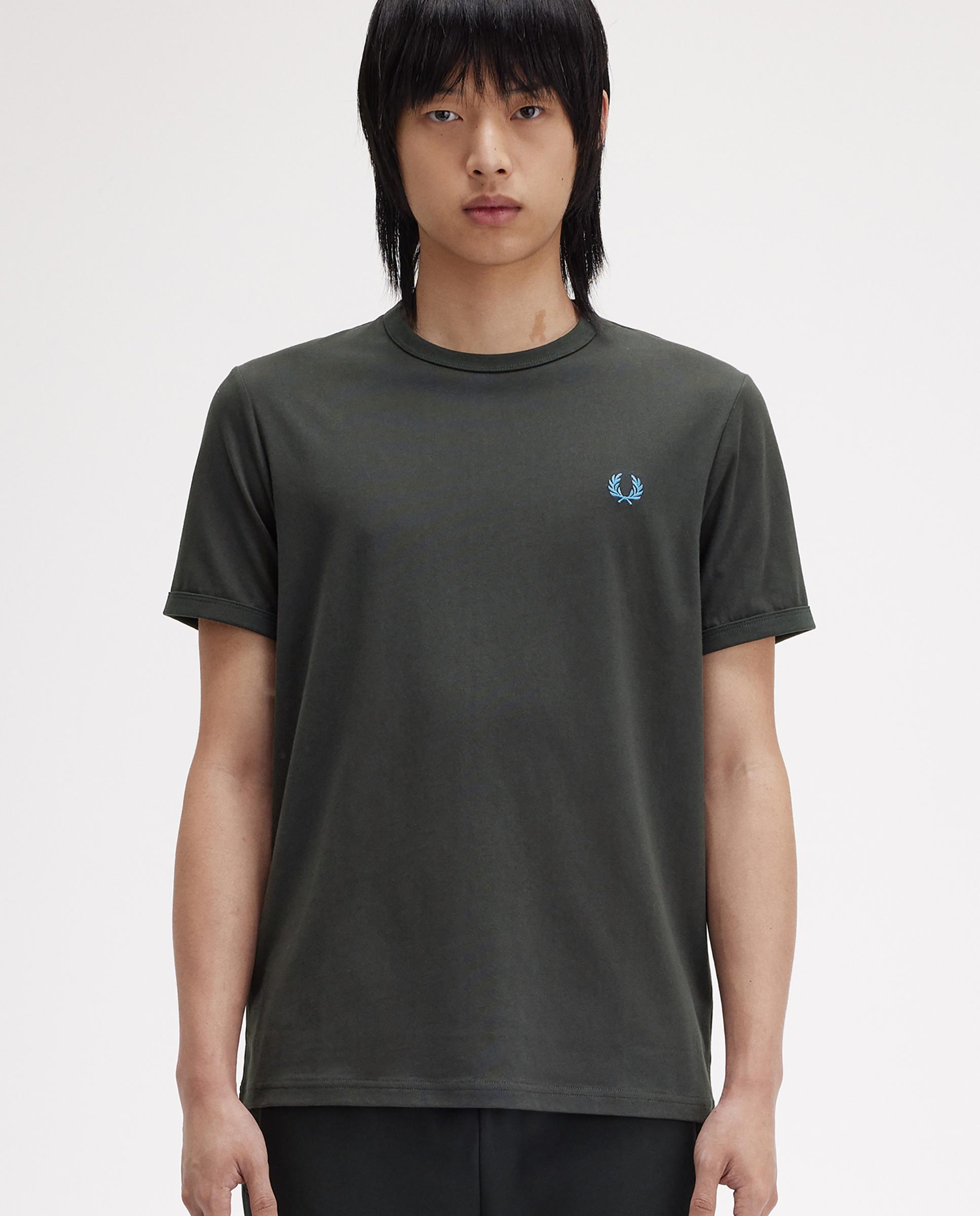 Camiseta de hombre de manga corta y cuello redondo Fred Perry El Corte Ingles