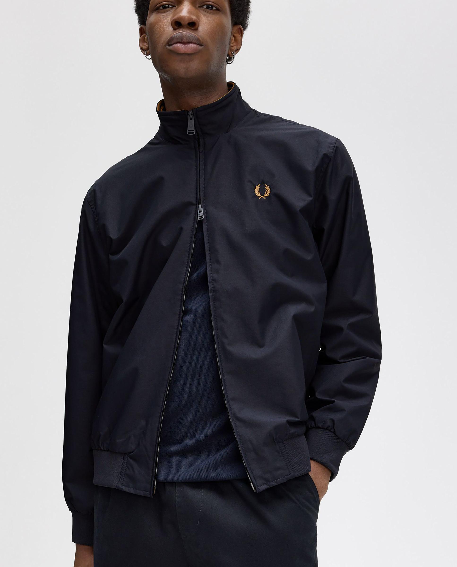 Cazadora de hombre Brentham con cremallera bidireccional - Fred Perry - Azul marino Azul marino-5