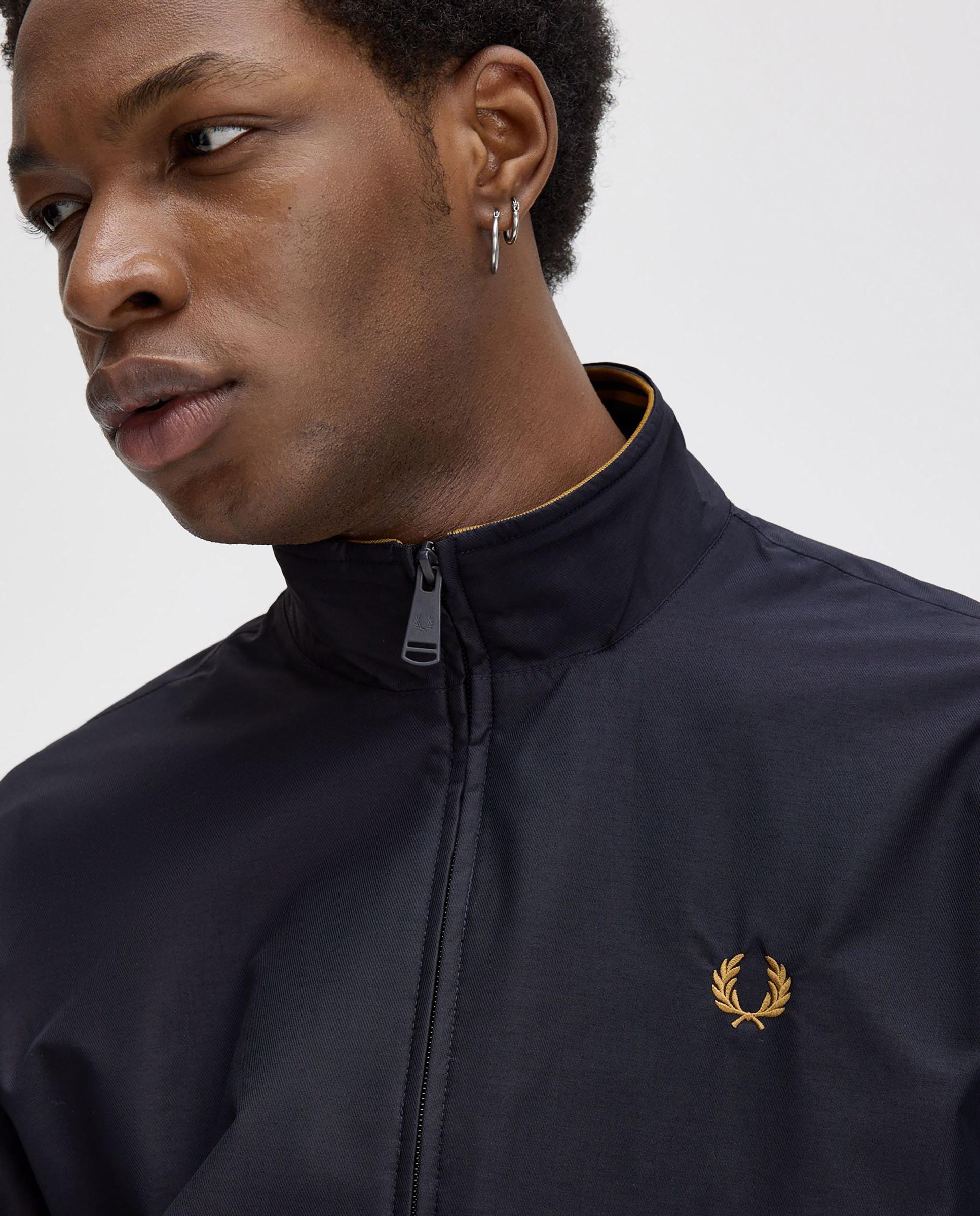 Cazadora de hombre Brentham con cremallera bidireccional - Fred Perry - Azul marino Azul marino-6