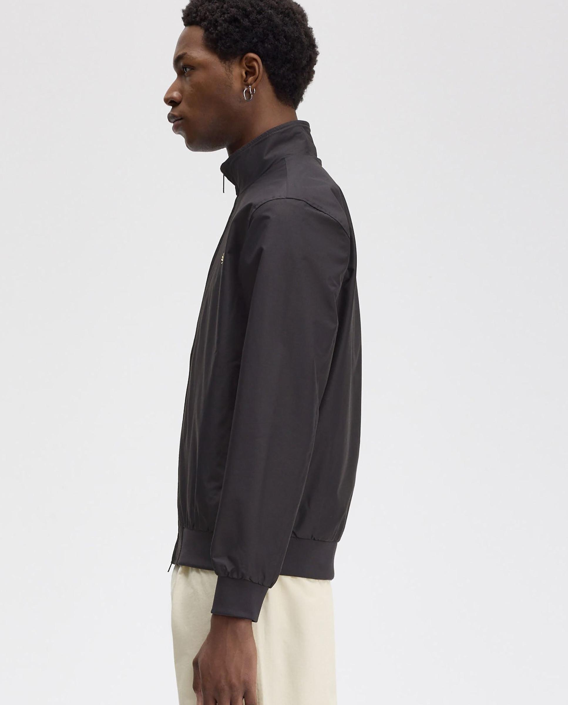 Cazadora de hombre Brentham con cremallera bidireccional - Fred Perry - Negro Negro-2