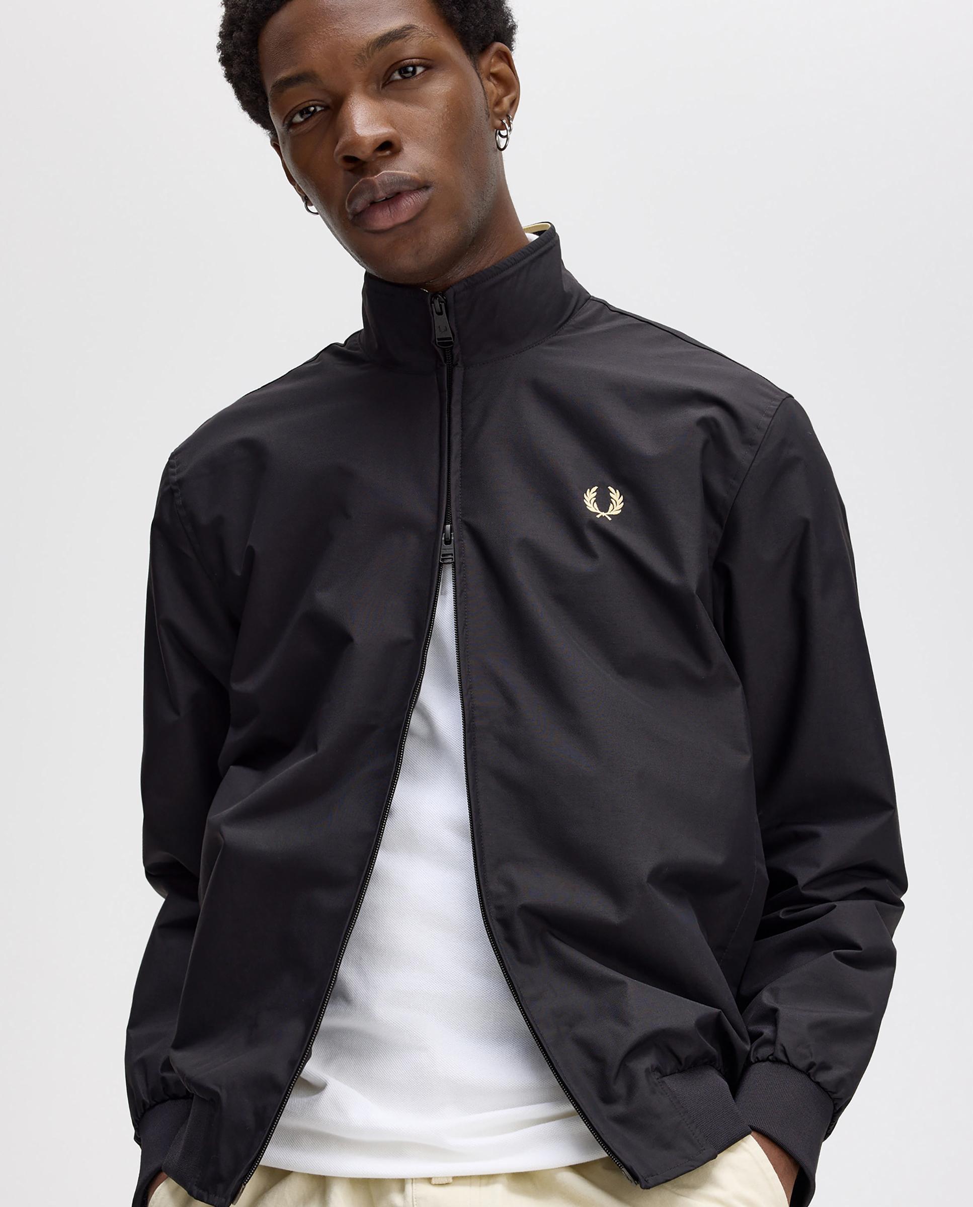 Cazadora de hombre Brentham con cremallera bidireccional - Fred Perry - Negro Negro-7