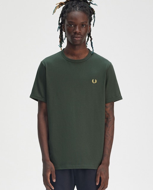 Imagen 0 de Camiseta de hombre de manga corta con cuello redondo