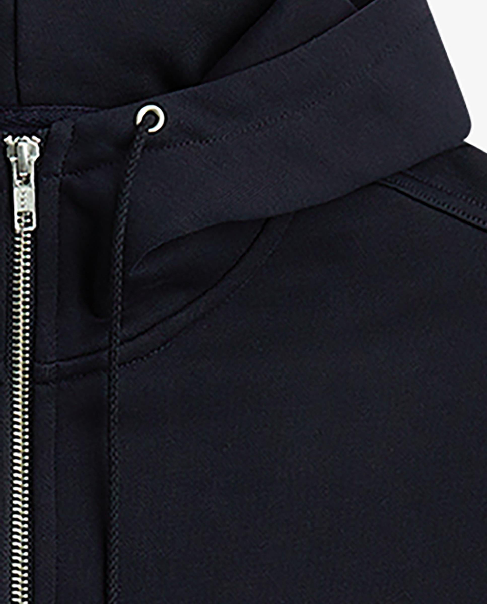 Sudadera de hombre con capucha y cremallera - Fred Perry - Azul marino Azul marino-10