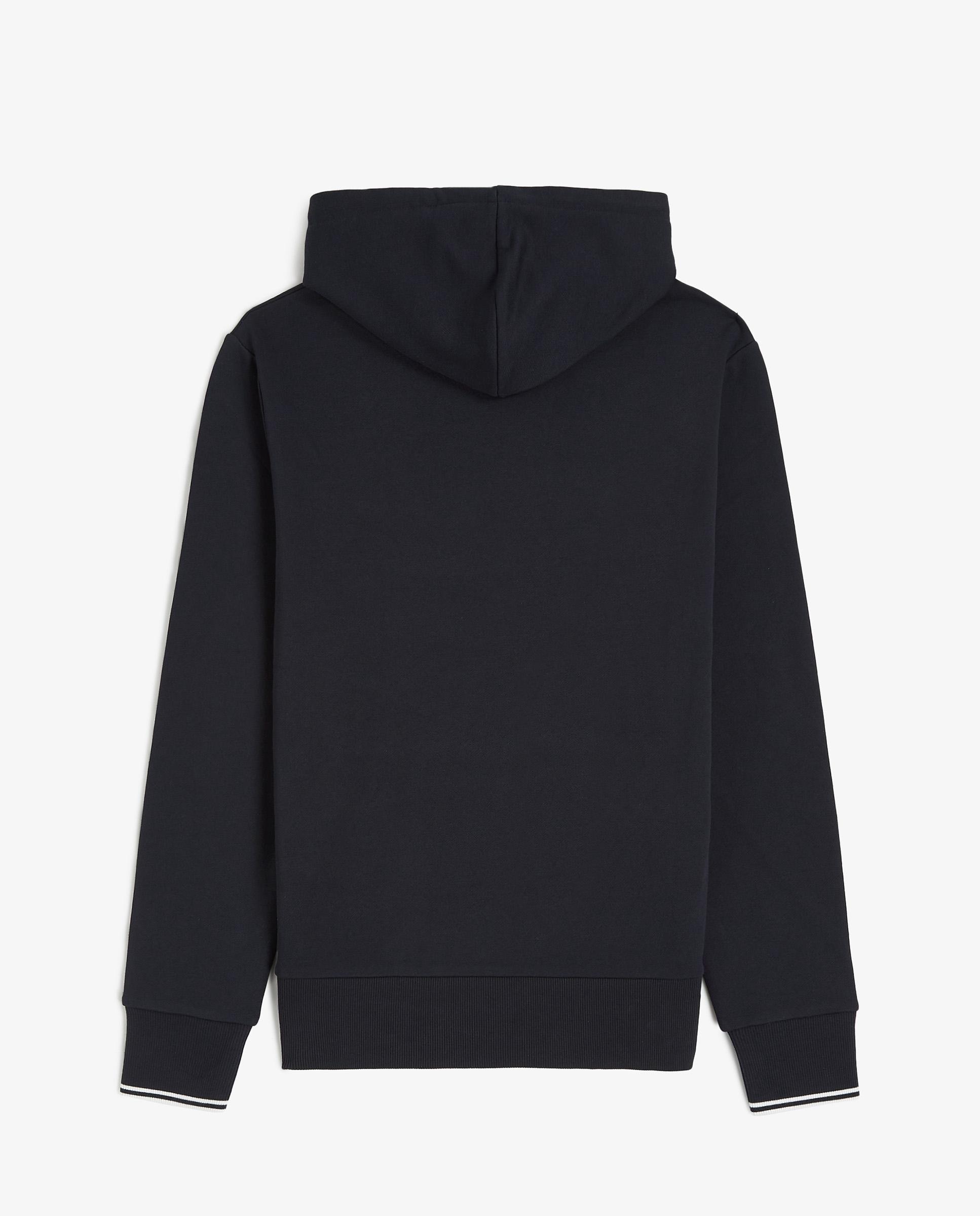 Sudadera de hombre con capucha y bolsillo canguro - Fred Perry - Azul marino Azul marino-5