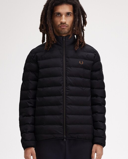 Imagen 0 de Plumífero de hombre recto con cierre de cremallera