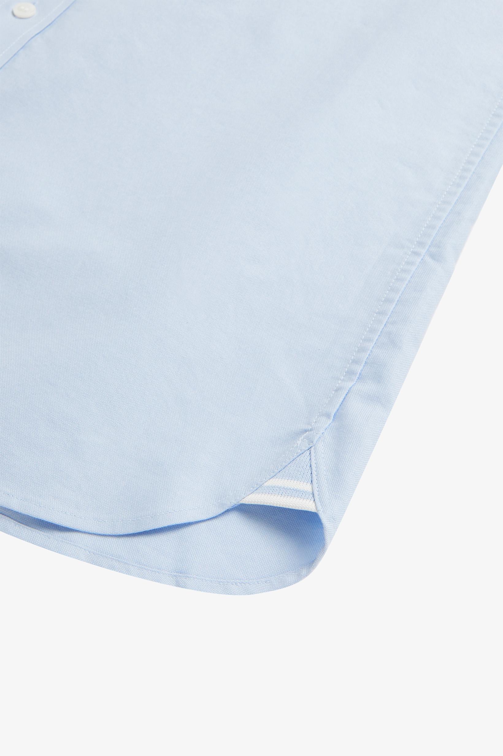 Camisa Oxford de hombre de manga larga con bolsillo - Fred Perry - Azul claro Azul claro-8