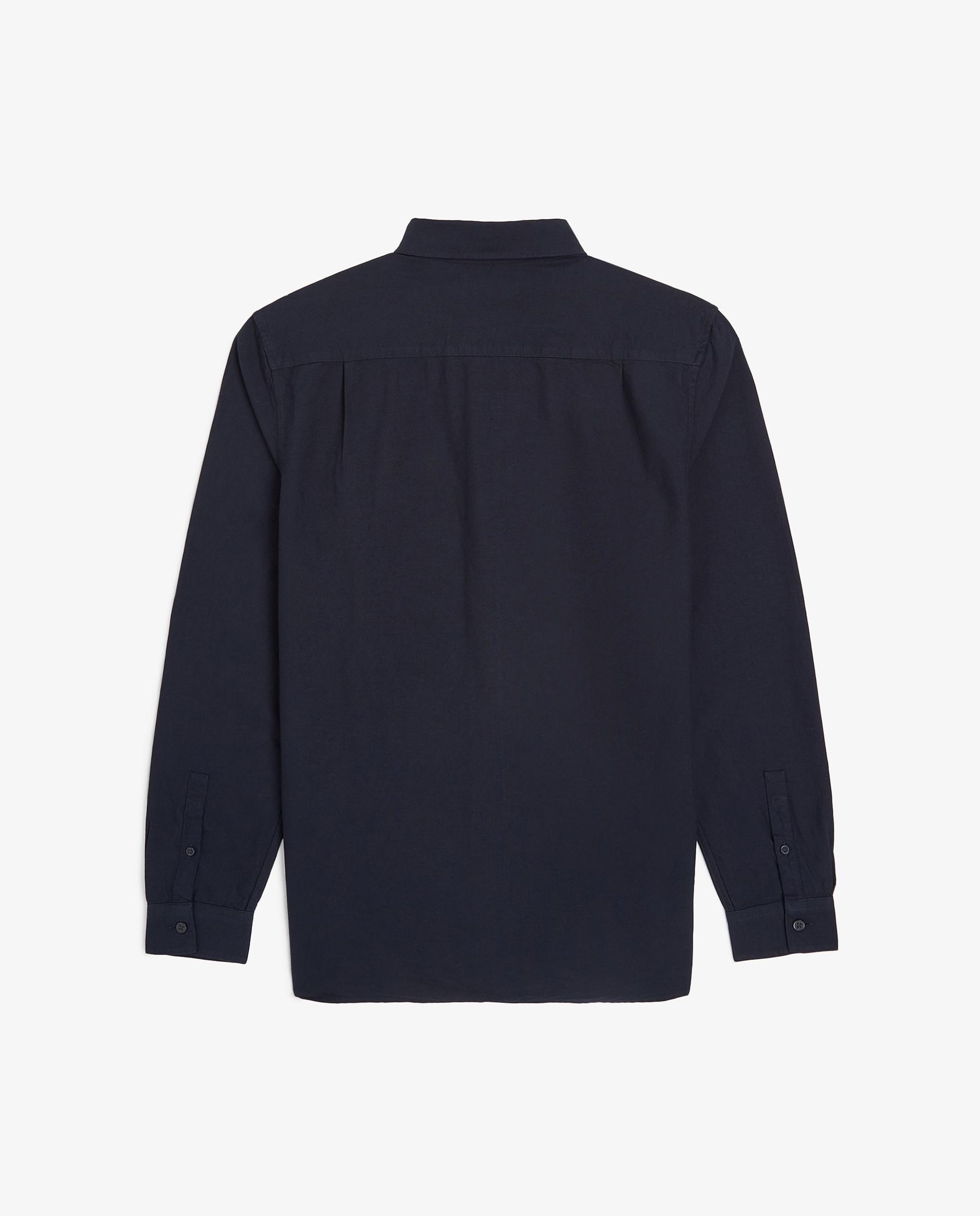 Camisa Oxford de hombre de manga larga con bolsillo - Fred Perry - Azul marino Azul marino-6