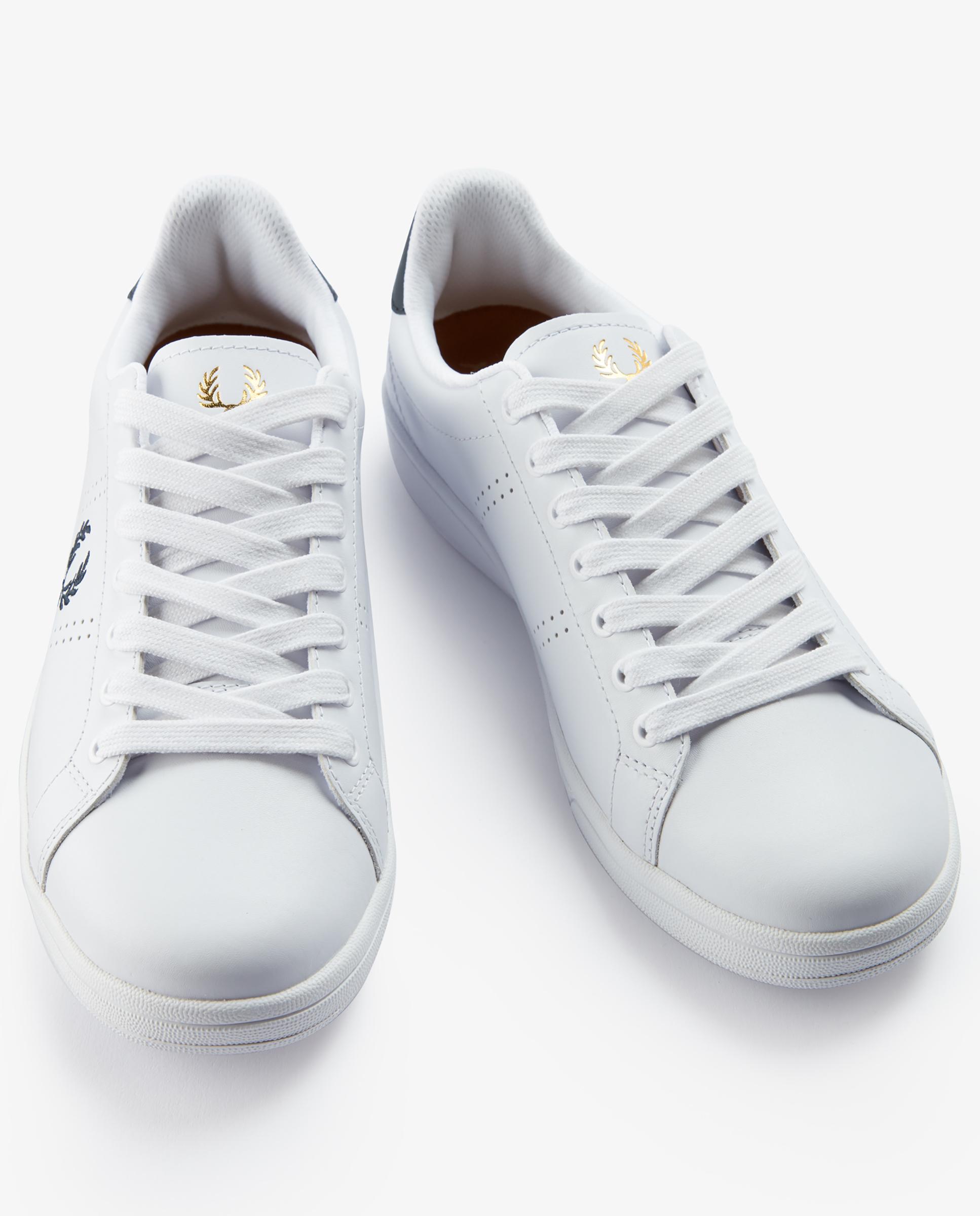 Zapatilla hombre B721 leather - Fred Perry - Azul Azul-2