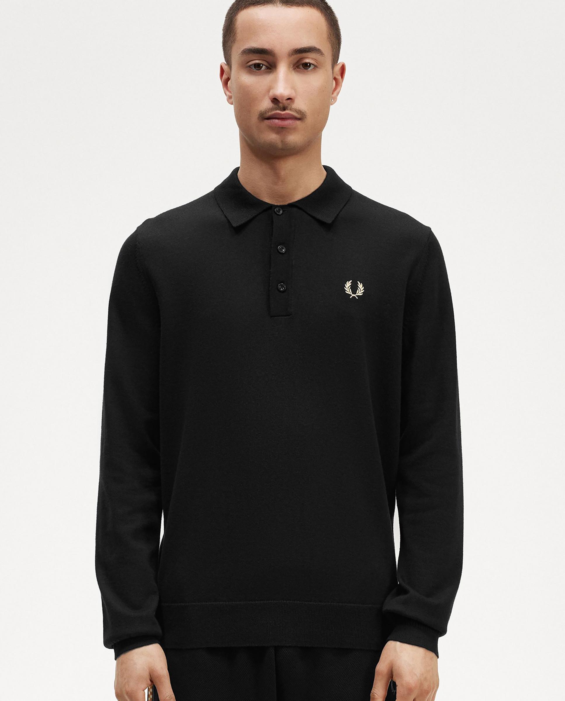 Polo de hombre de manga larga liso Fred Perry El Corte Ingles