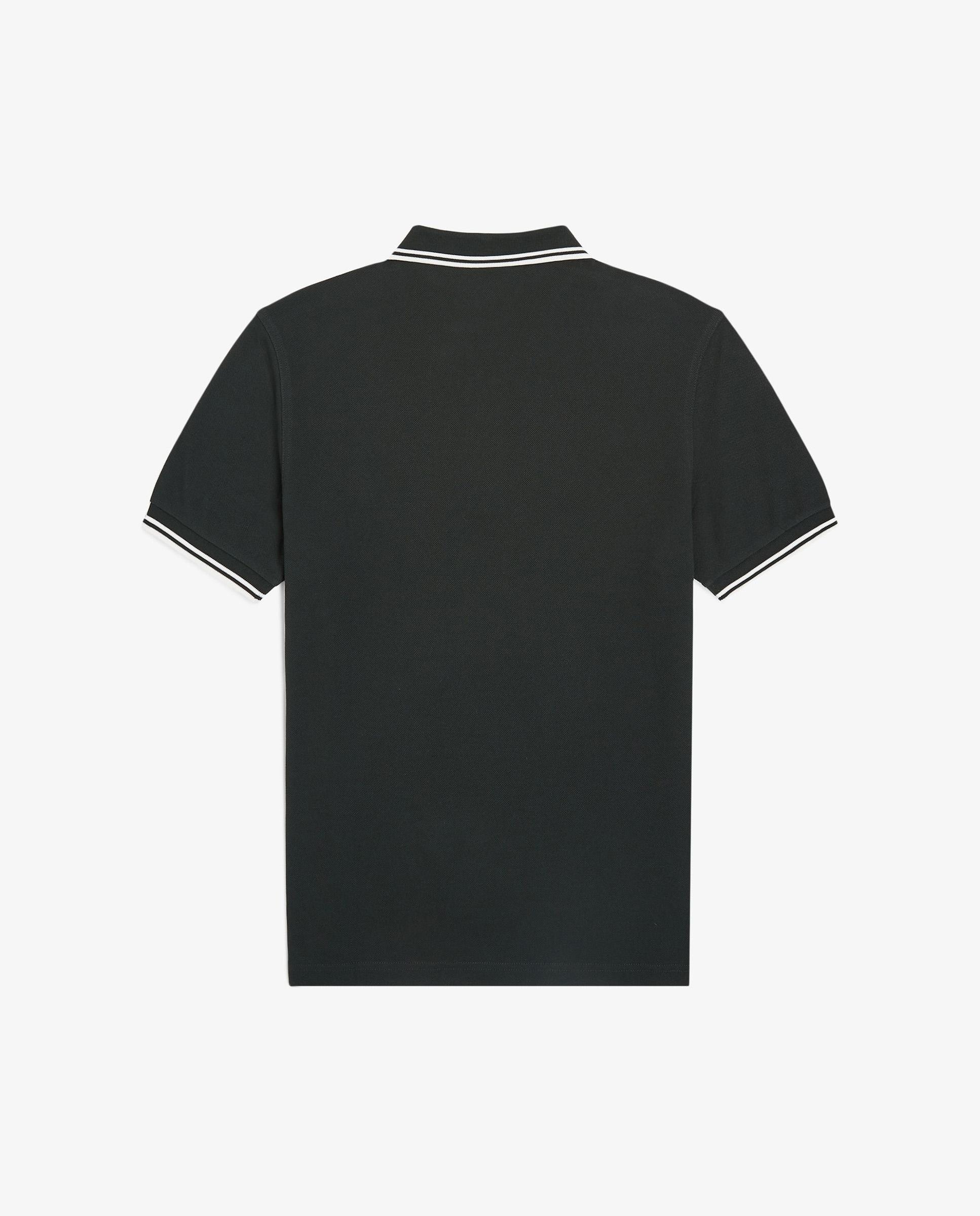 Polo de hombre de piqué de algodón manga corta - Fred Perry - Verde oscuro Verde oscuro-8