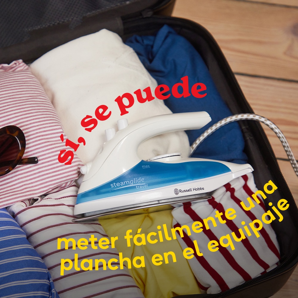 Plancha de viaje Russell Hobbs Steam Glide Travel - Azul Azul-2