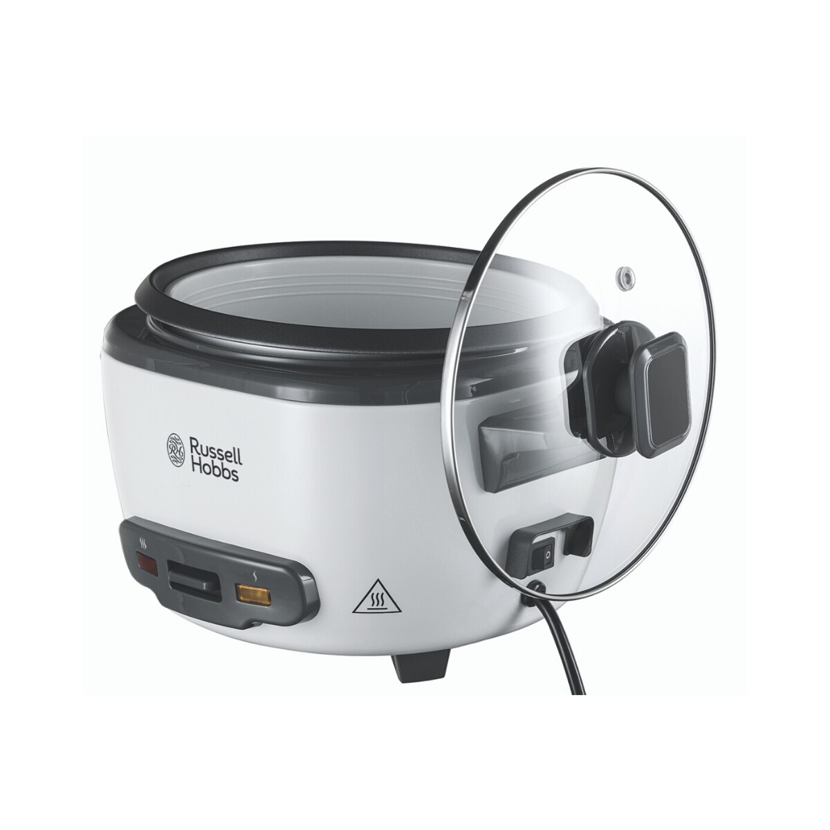 Arrocera Russell Hobbs Grande 2L prepara hasta 14 raciones con cestillo para cocer al vapor - Blanco Blanco-4
