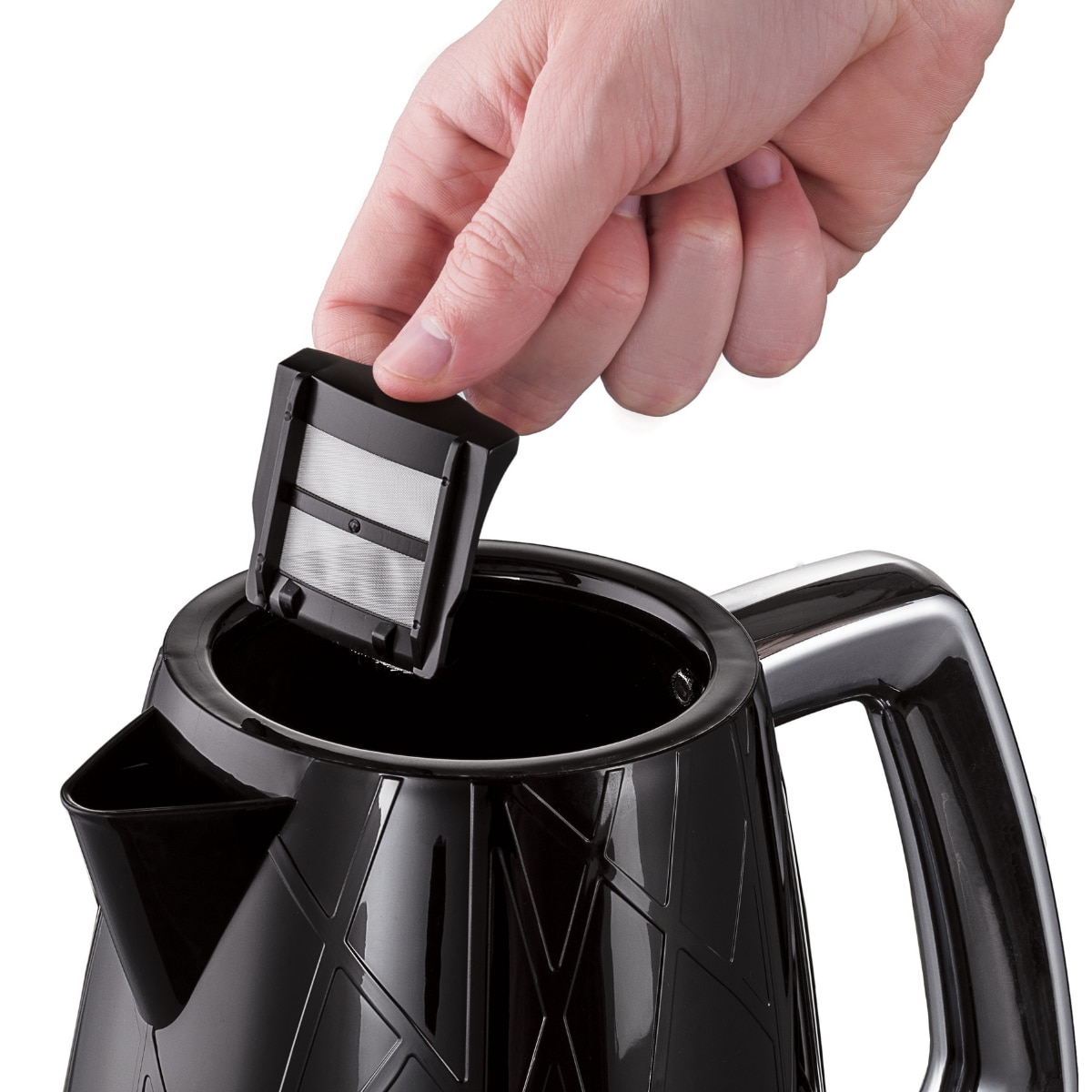 Hervidor Russell Hobbs Structure textura de plástico, 1,7 litros - Negro Negro-5