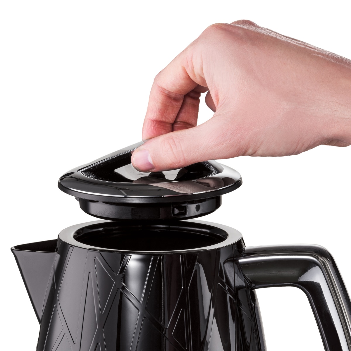 Hervidor Russell Hobbs Structure textura de plástico, 1,7 litros - Negro Negro-6