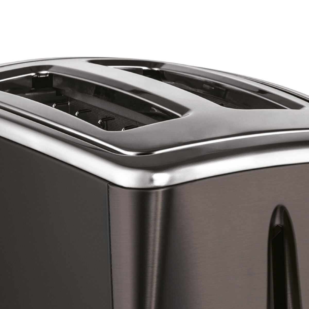 Tostador Russell Hobbs Matte Black 2 ranuras cortas y detalles de acero inoxidable negro mate - Negro Negro-3