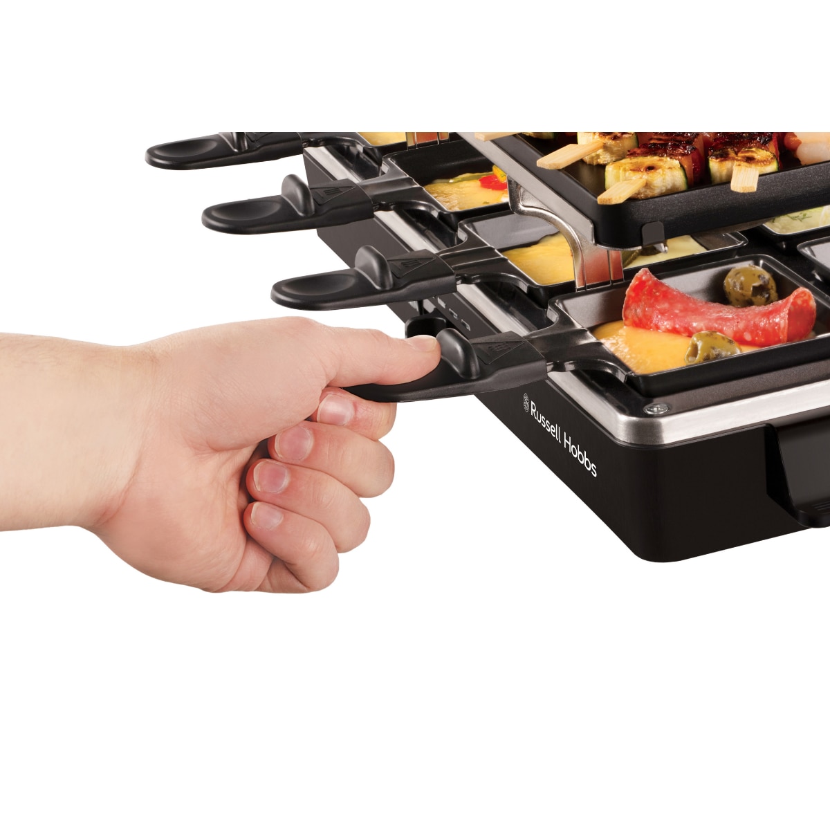 Raclette Russel Hobbs 26280-56 Fiesta de 8 sartenes - Negro Negro-2