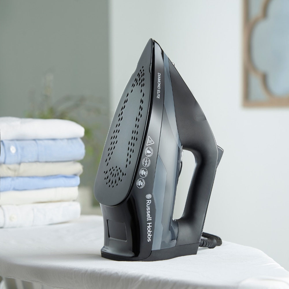 Plancha de vapor Russell Hobbs Diamond Elite - Negro Negro-3