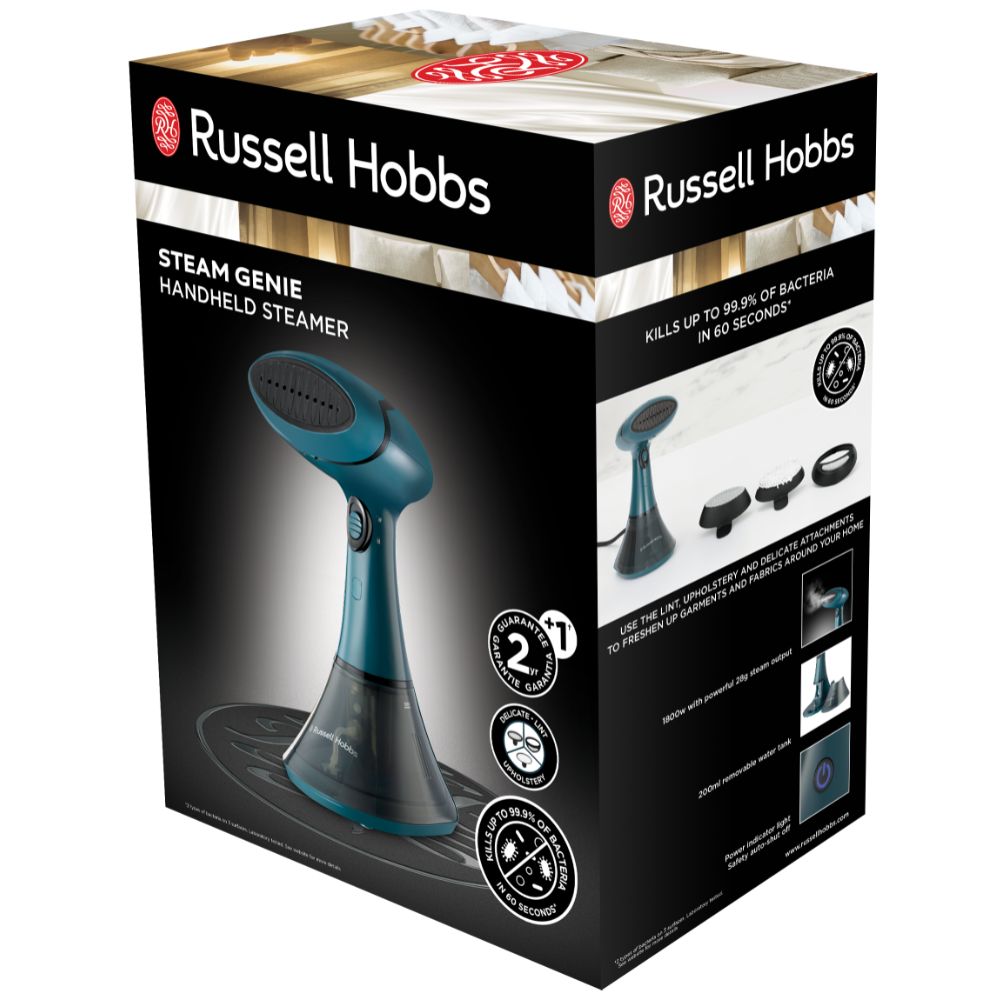 Plancha vertical Russell Hobbs Steam Genie - Verde Verde-6