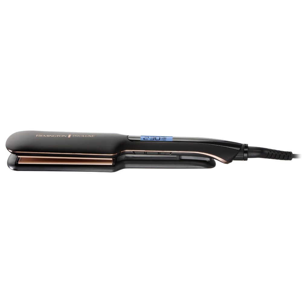Remington – Plancha de pelo Remington Proluxe Midnight Wideplate con tecnología OptiHeat.