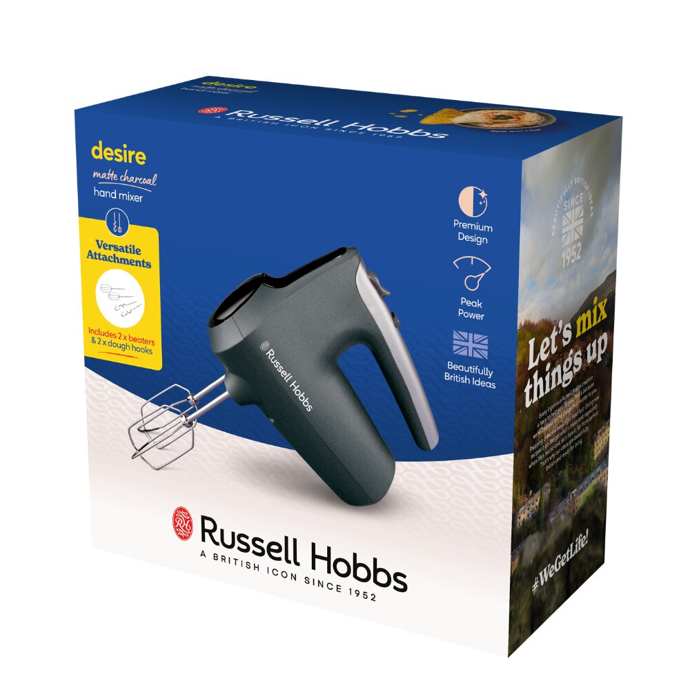 Imagen 5 de Batidora Amasadora Russell Hobbs Desire - Rojo Negro