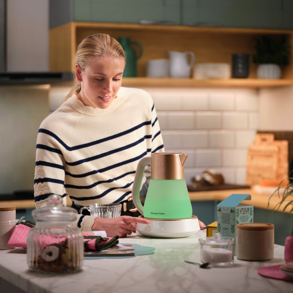 Hervidor Russell Hobbs Calm cristal mateado 1,7 litros - Oro / Cristal Oro / Cristal-3
