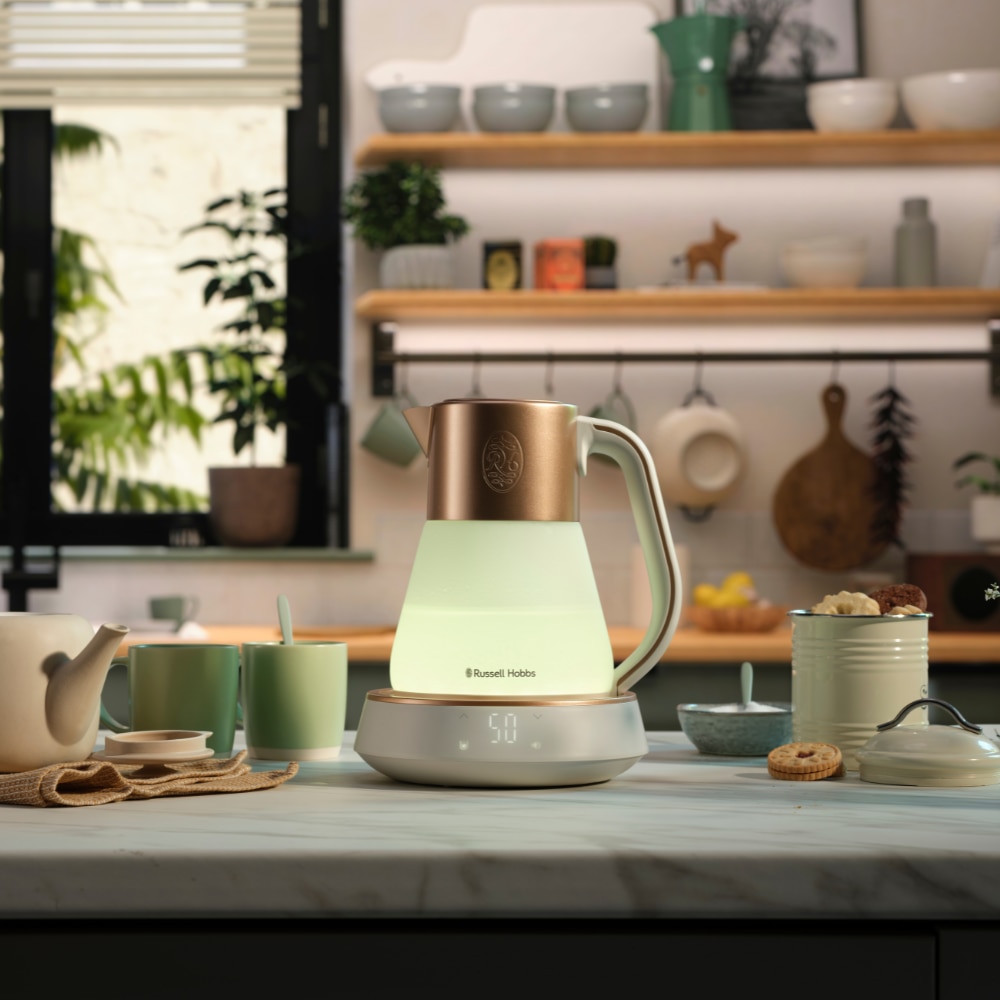 Hervidor Russell Hobbs Calm cristal mateado 1,7 litros - Oro / Cristal Oro / Cristal-6