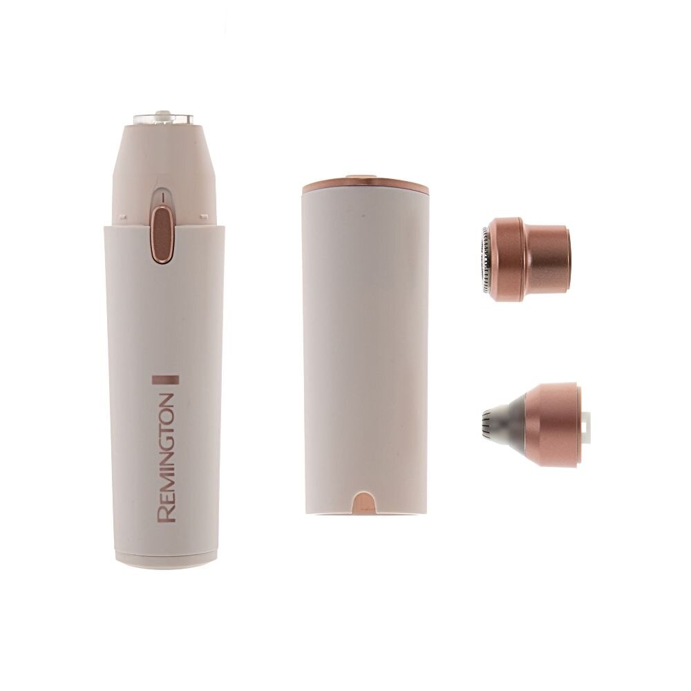 Depiladora facial BareMe™ de Remington con dos cabezales intercambiables - Blanco / Rosa Blanco / Rosa-5