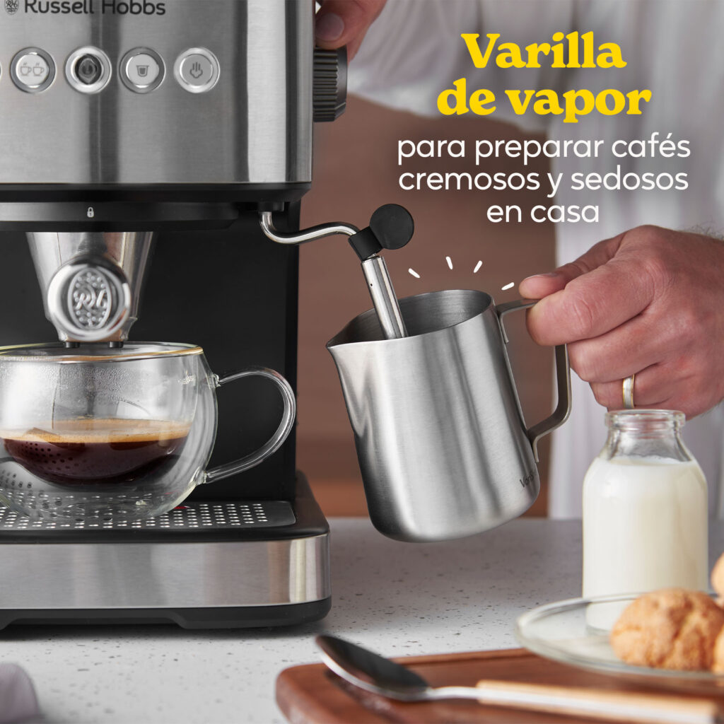 Cafetera Espresso Russell Hobbs Heaton compatible Nespresso - Negro Negro-5