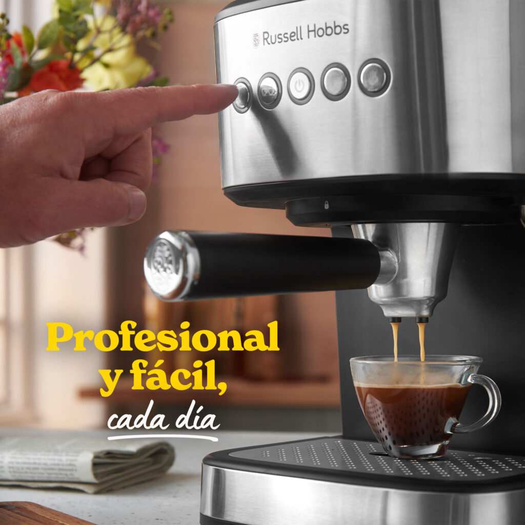 Cafetera Espresso Russell Hobbs Heaton compatible Nespresso - Negro Negro-6
