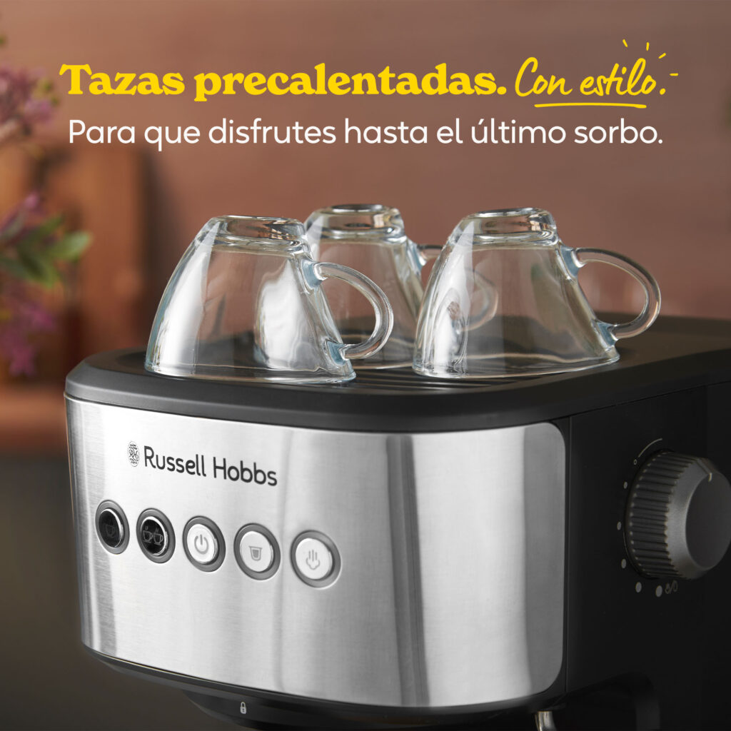 Cafetera Espresso Russell Hobbs Heaton compatible Nespresso - Negro Negro-7
