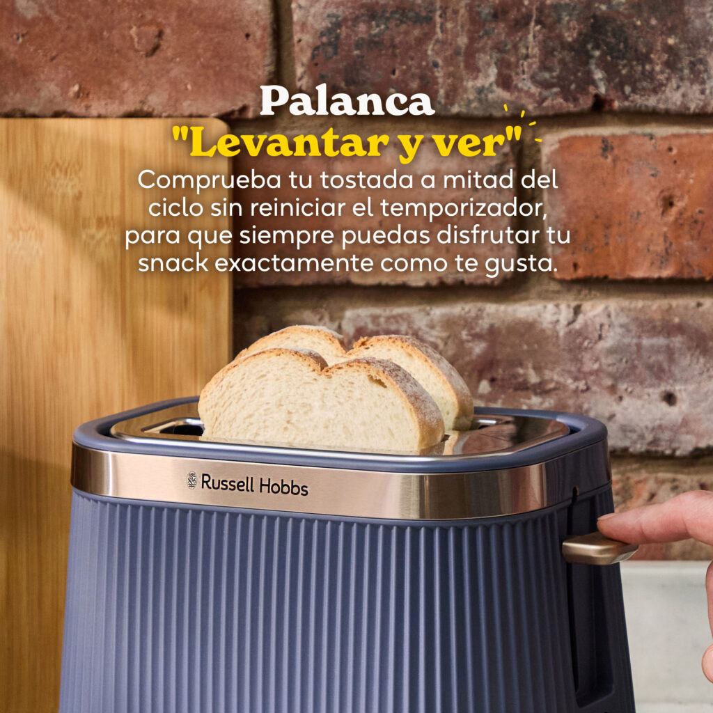 Tostador Russell Hobbs Brontë Navy - Azul / Oro Azul / Oro-4