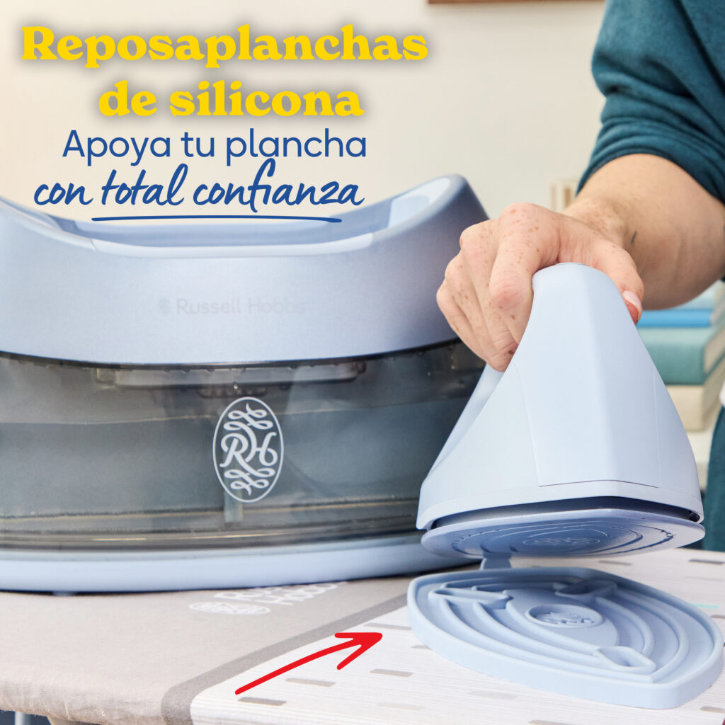 Imagen 4 de Centro de planchado Russell Hobbs Fabric Luxe - Azul Azul