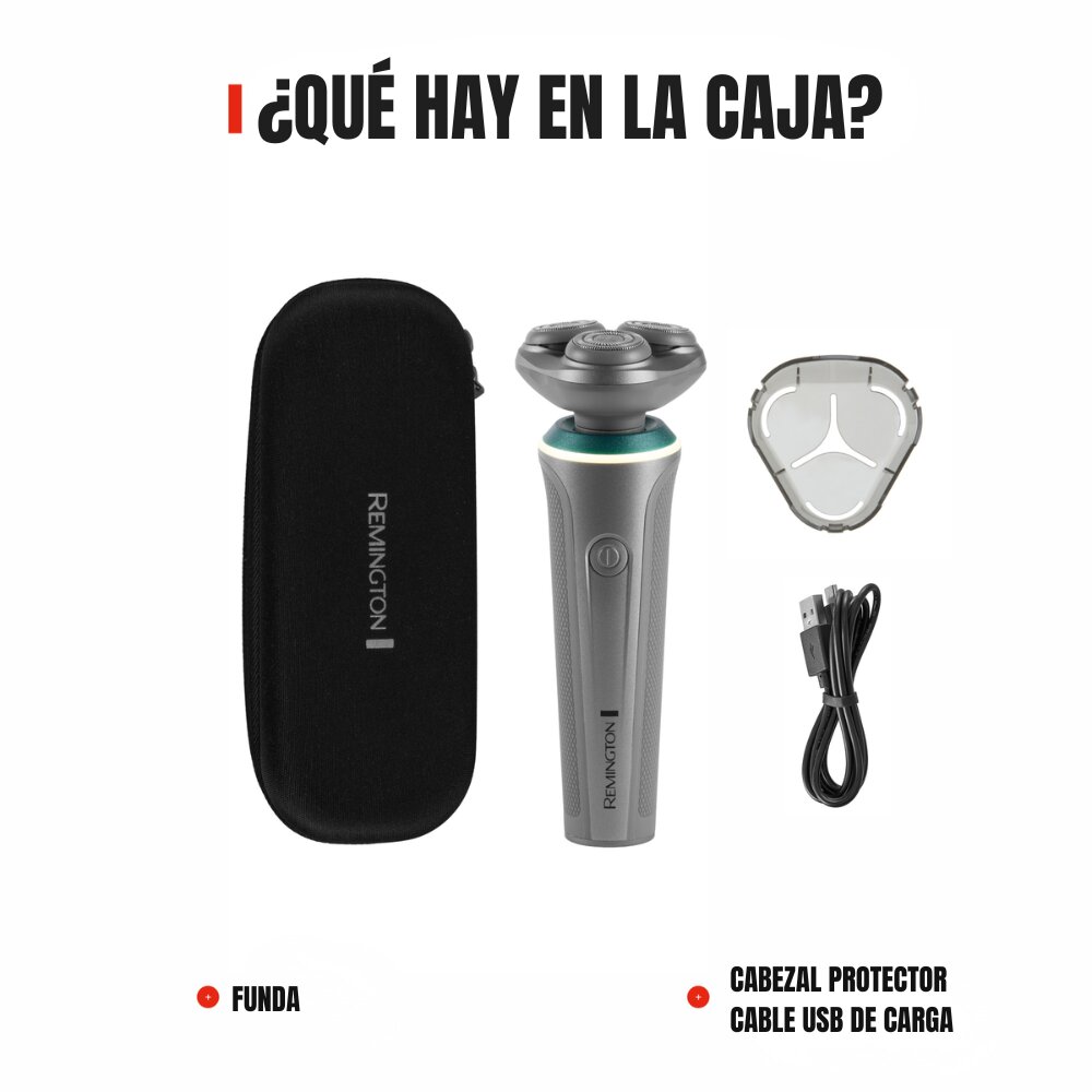 Imagen 5 de Afeitadora eléctrica Remington SENSICUT™ Rotary Shaver - Gris Gris