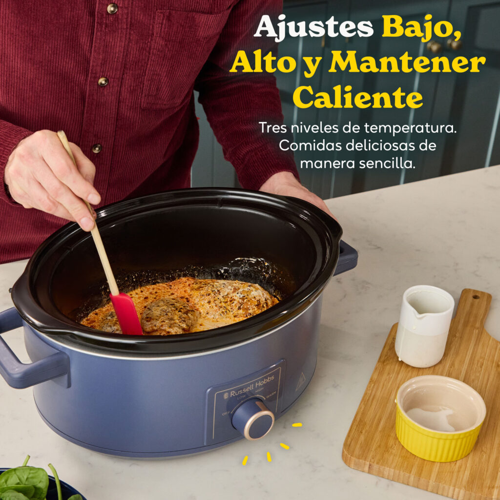Olla de cocción lenta Russell Hobbs Navy 7 l. - Azul Azul-3