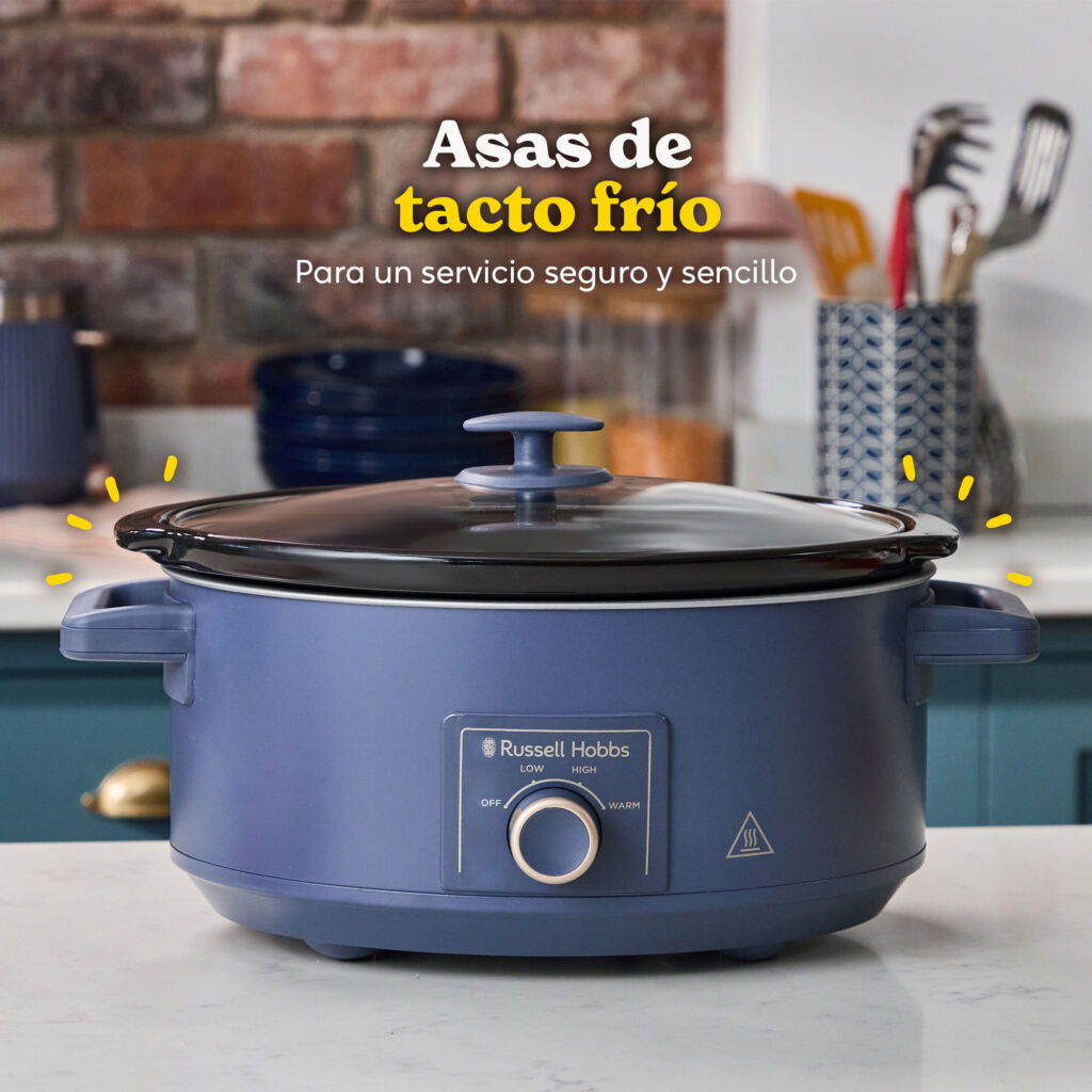 Olla de cocción lenta Russell Hobbs Navy 7 l. - Azul Azul-4