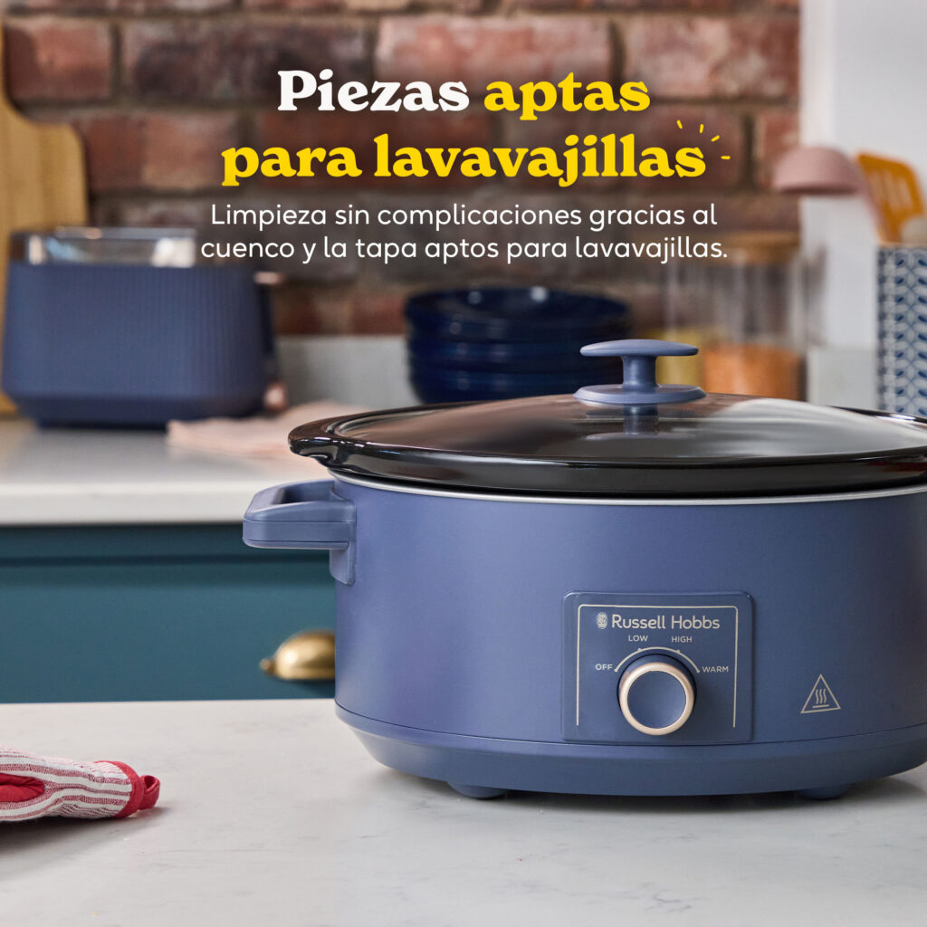 Olla de cocción lenta Russell Hobbs Navy 7 l. - Azul Azul-5