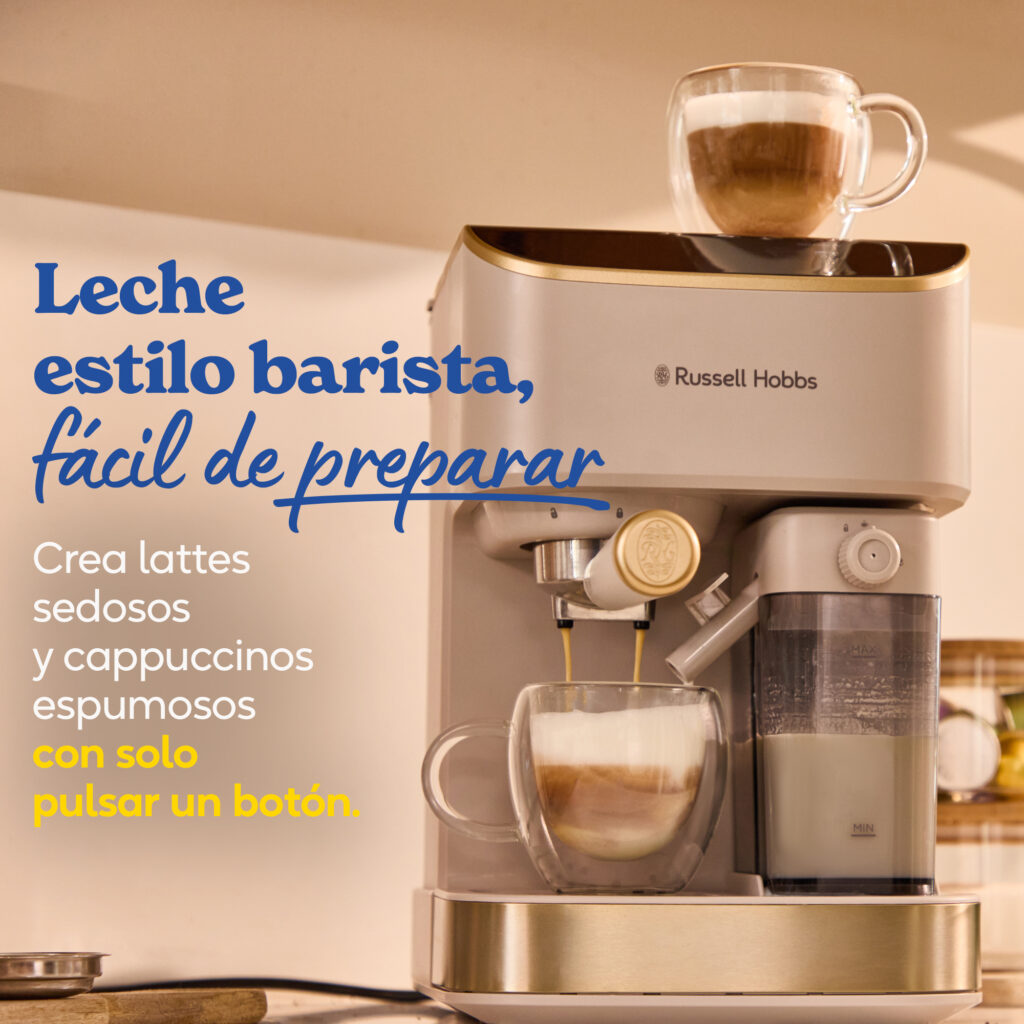 Imagen 6 de Cafetera Espresso manual Russell Hobbs Café Genie - Crema Crema
