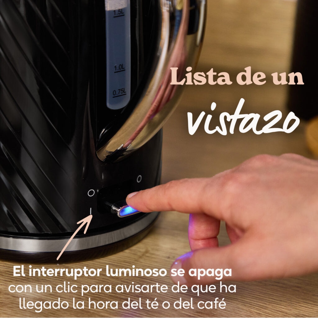 Imagen 7 de Hervidor Russell Hobbs Birch 1,7 l. - Negro Negro
