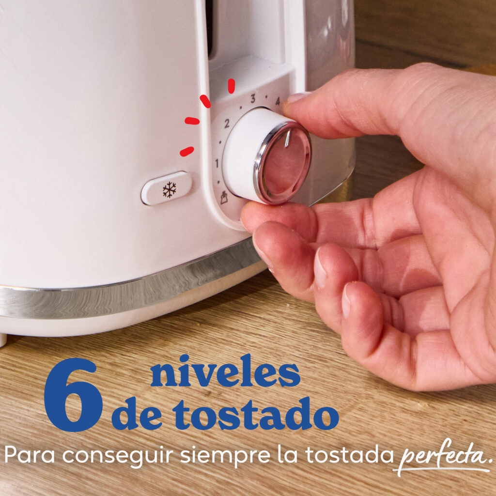 Imagen 3 de Tostador con 2 ranuras Russell Hobbs Birch - Blanco Blanco