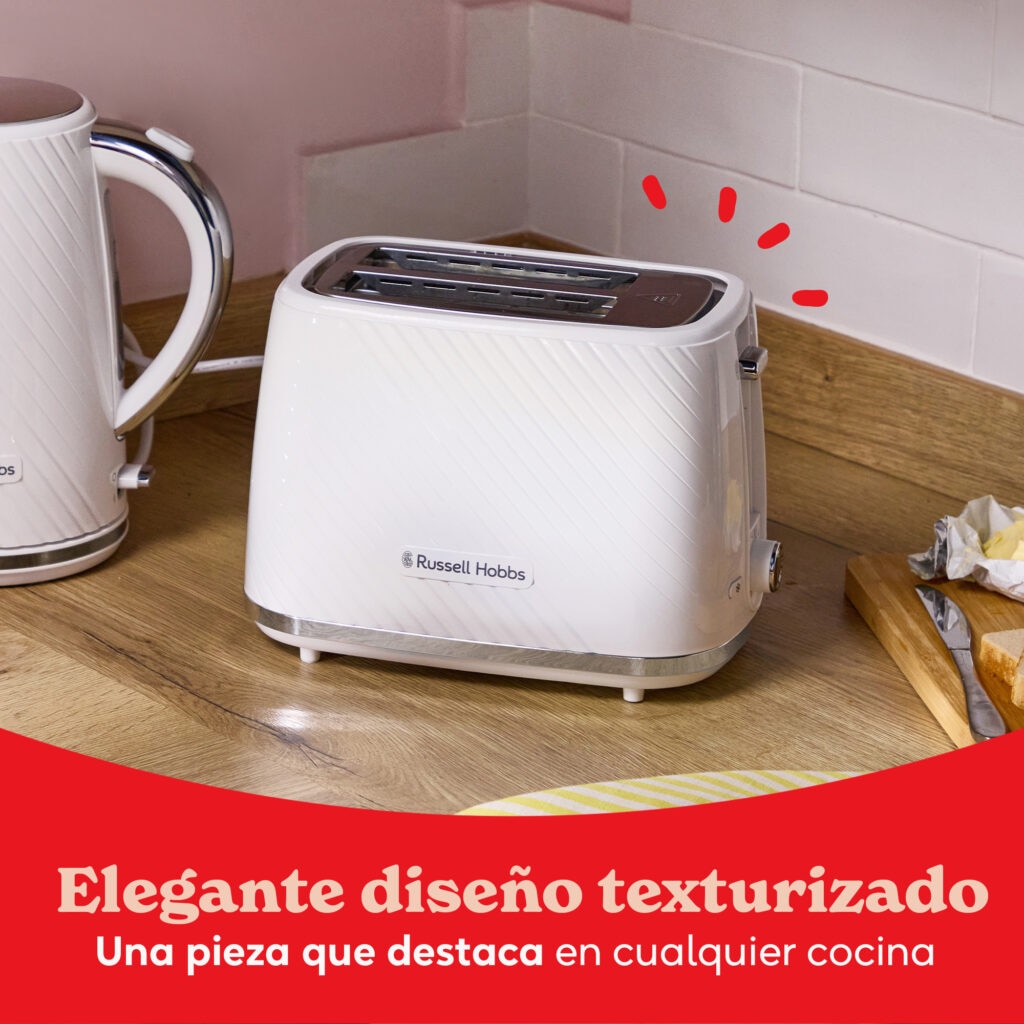 Imagen 7 de Tostador con 2 ranuras Russell Hobbs Birch - Blanco Blanco