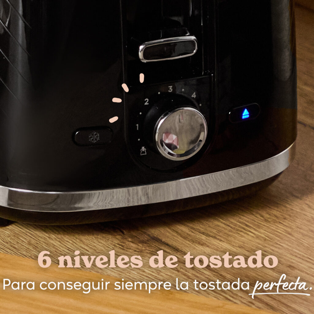 Imagen 3 de Tostador con 2 ranuras Russell Hobbs Birch - Negro Negro