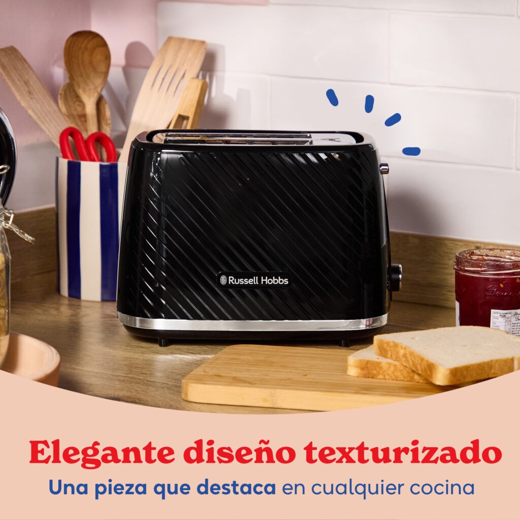 Imagen 7 de Tostador con 2 ranuras Russell Hobbs Birch - Negro Negro