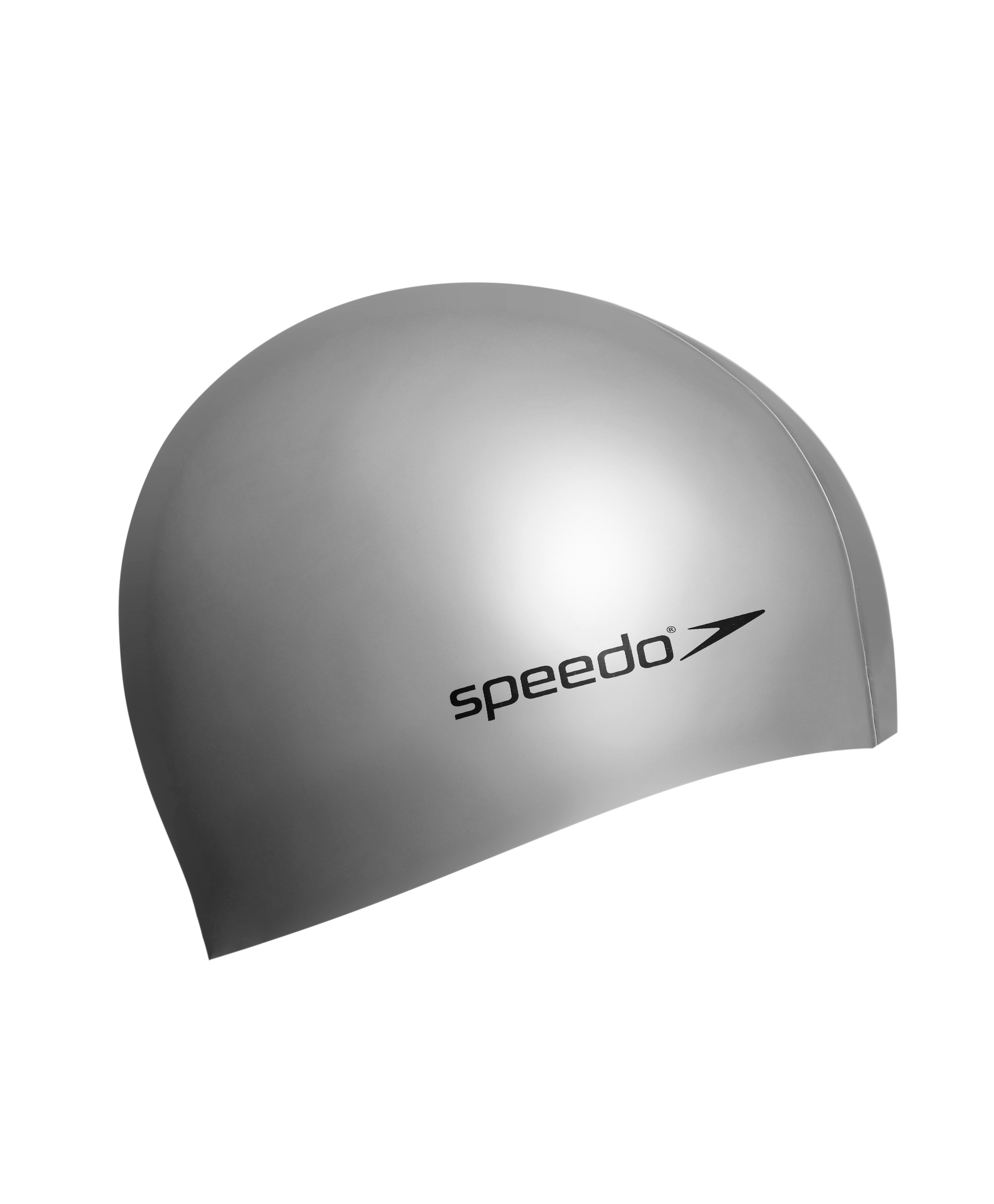 Gorro de natación unisex plain flat silicone cap speedo - Plata Plata-2