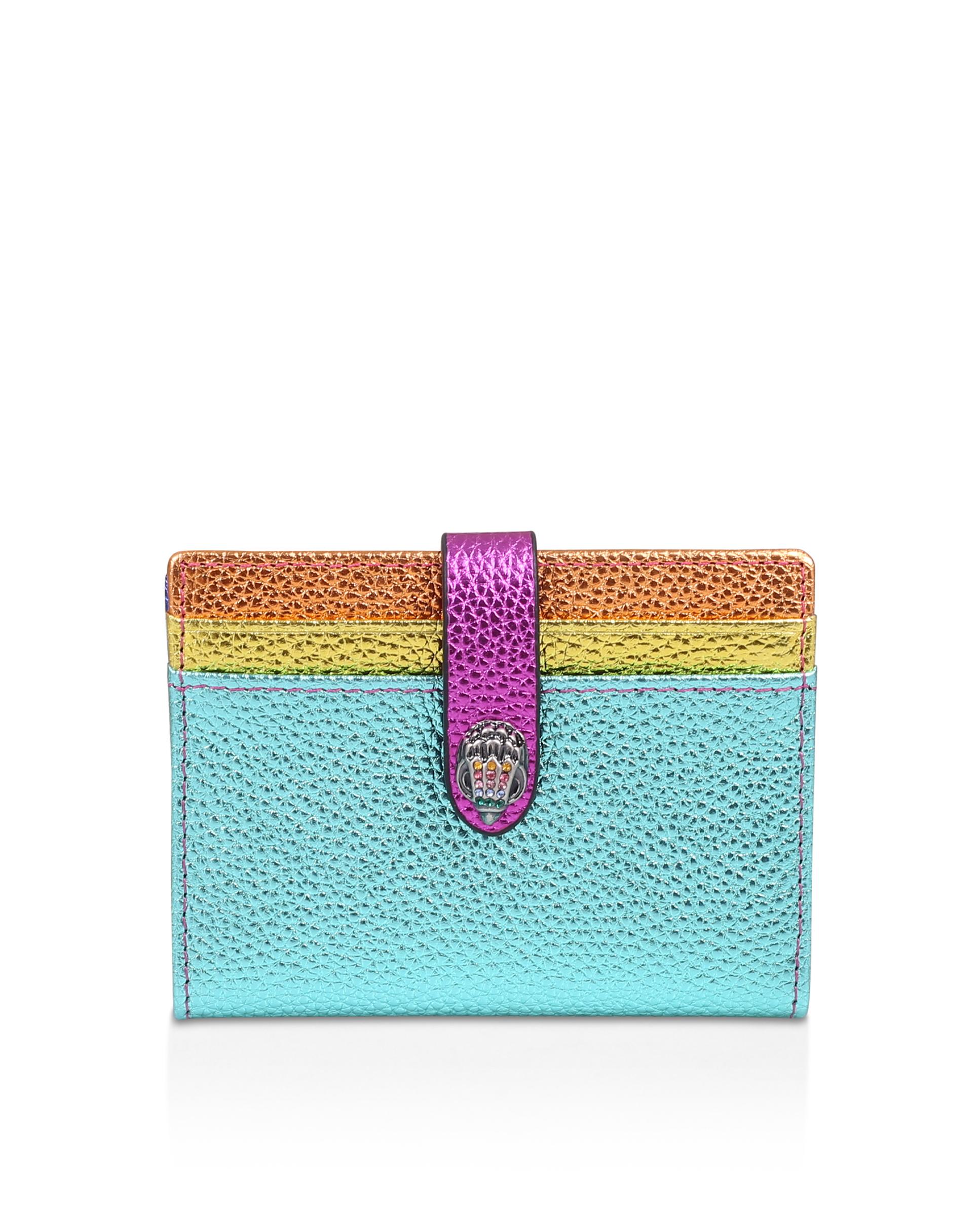 Tarjetero de piel de vacuno con apliques de cristales - Kurt Geiger - Multicolor Multicolor-1