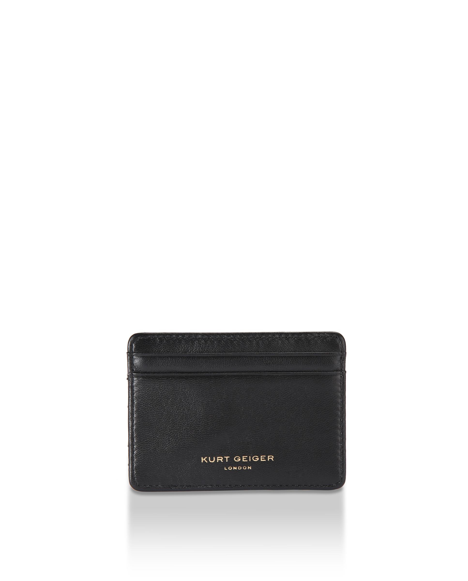 Imagen 2 de Tarjetero de mujer de piel acolchada - Kurt Geiger - Negro Negro