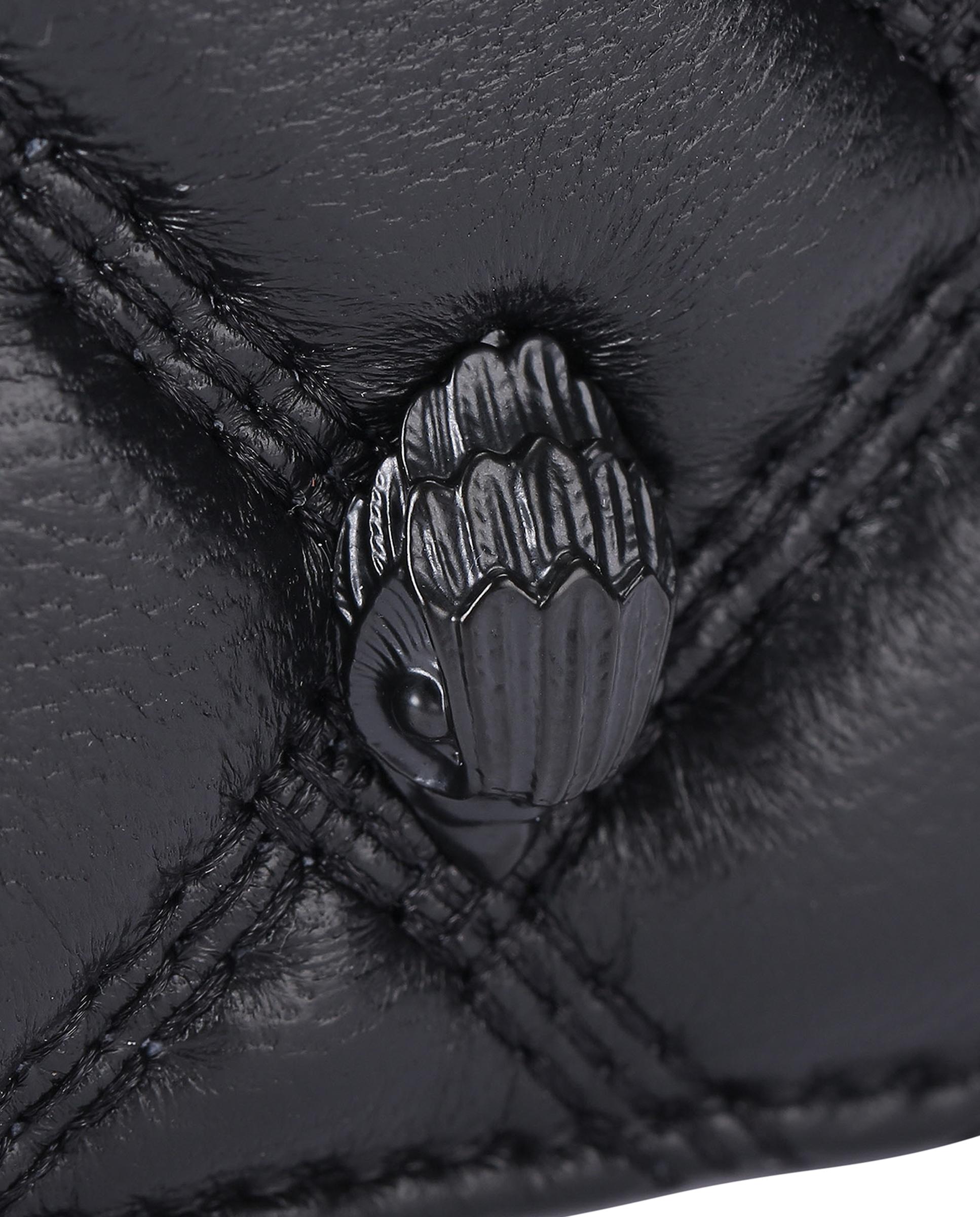 Tarjetero de mujer de piel acolchada - Kurt Geiger - Negro Negro-4