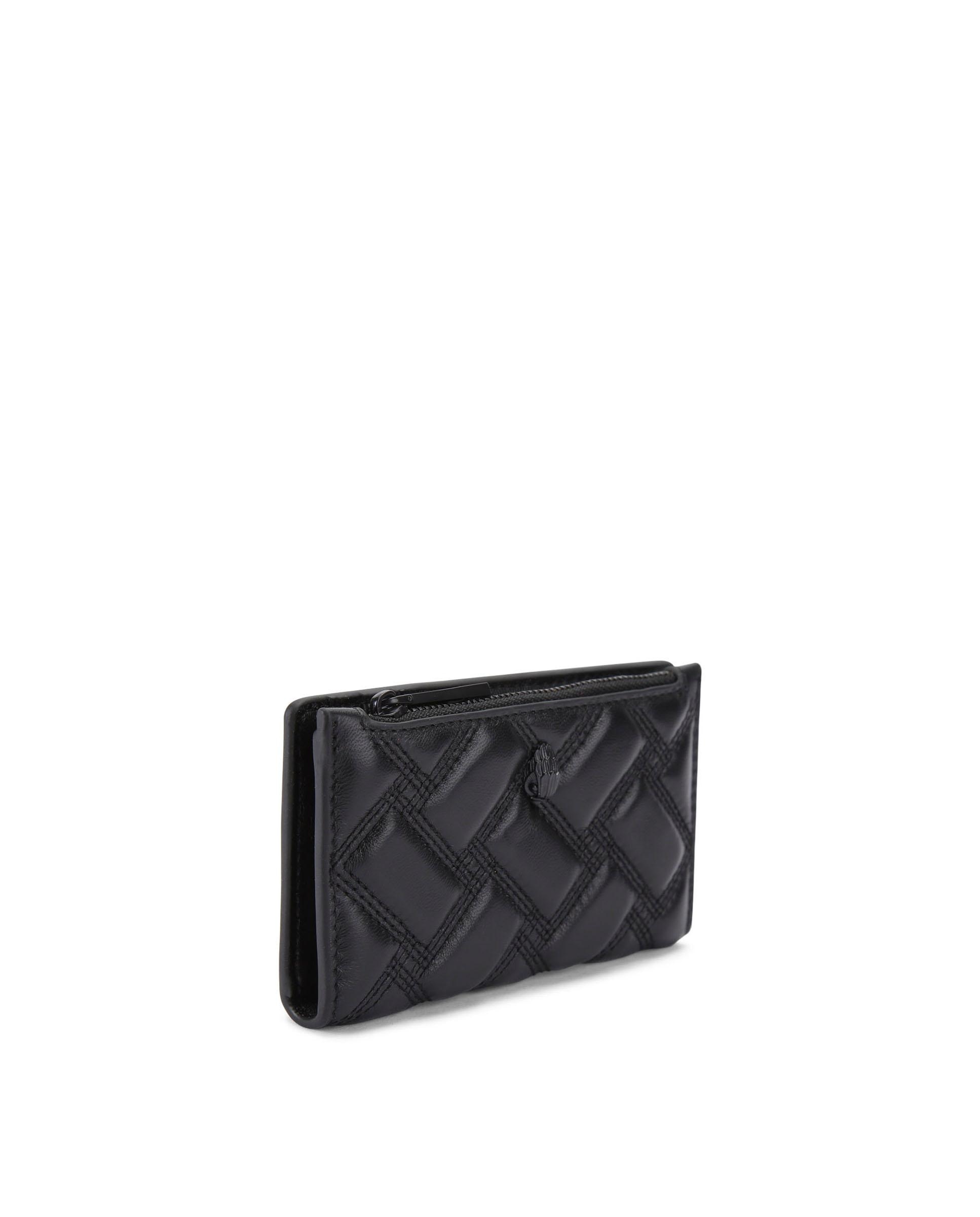 Imagen 3 de Cartera de mujer de piel acolchada con cremallera - Kurt Geiger - Negro Negro