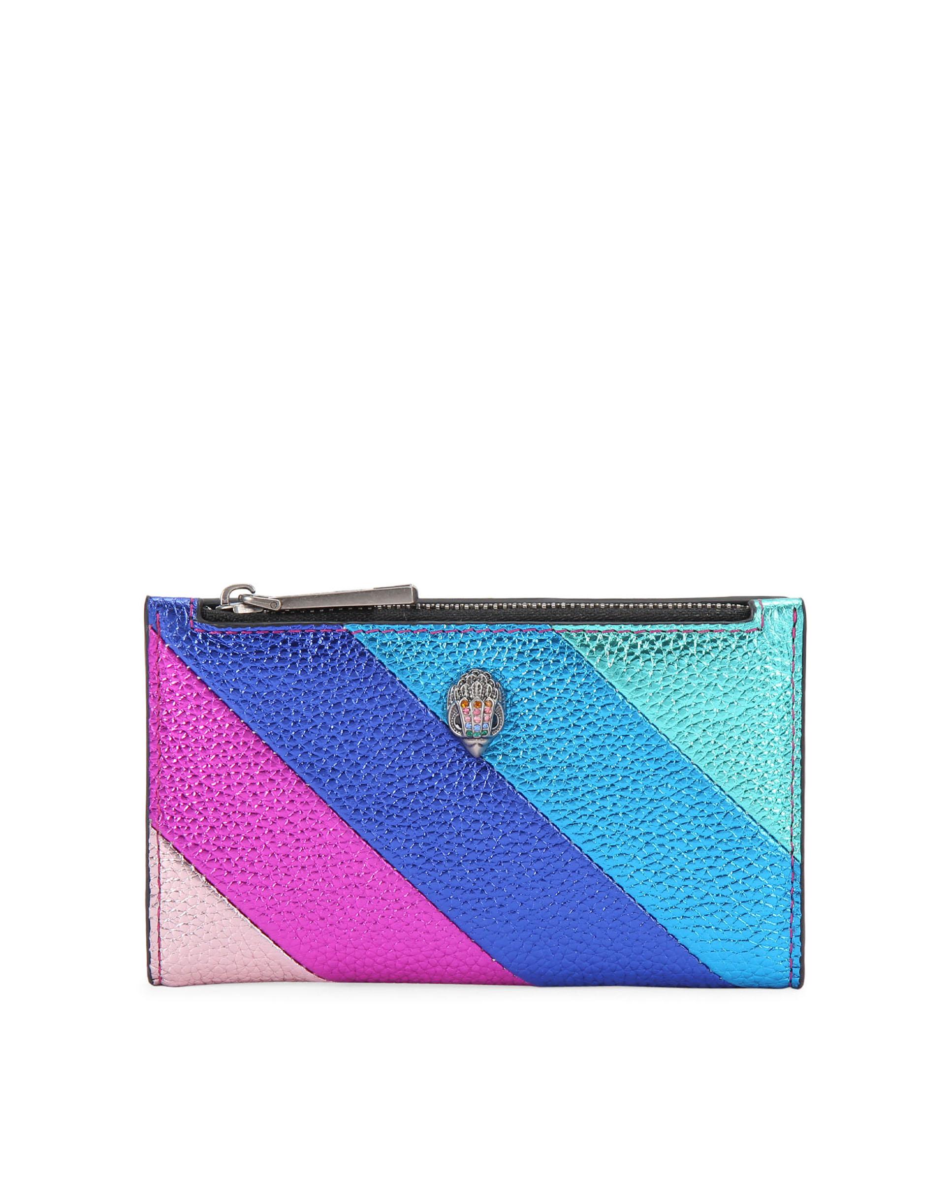 Cartera de mujer de piel con estampado de rayas - Kurt Geiger - Multicolor Multicolor-1