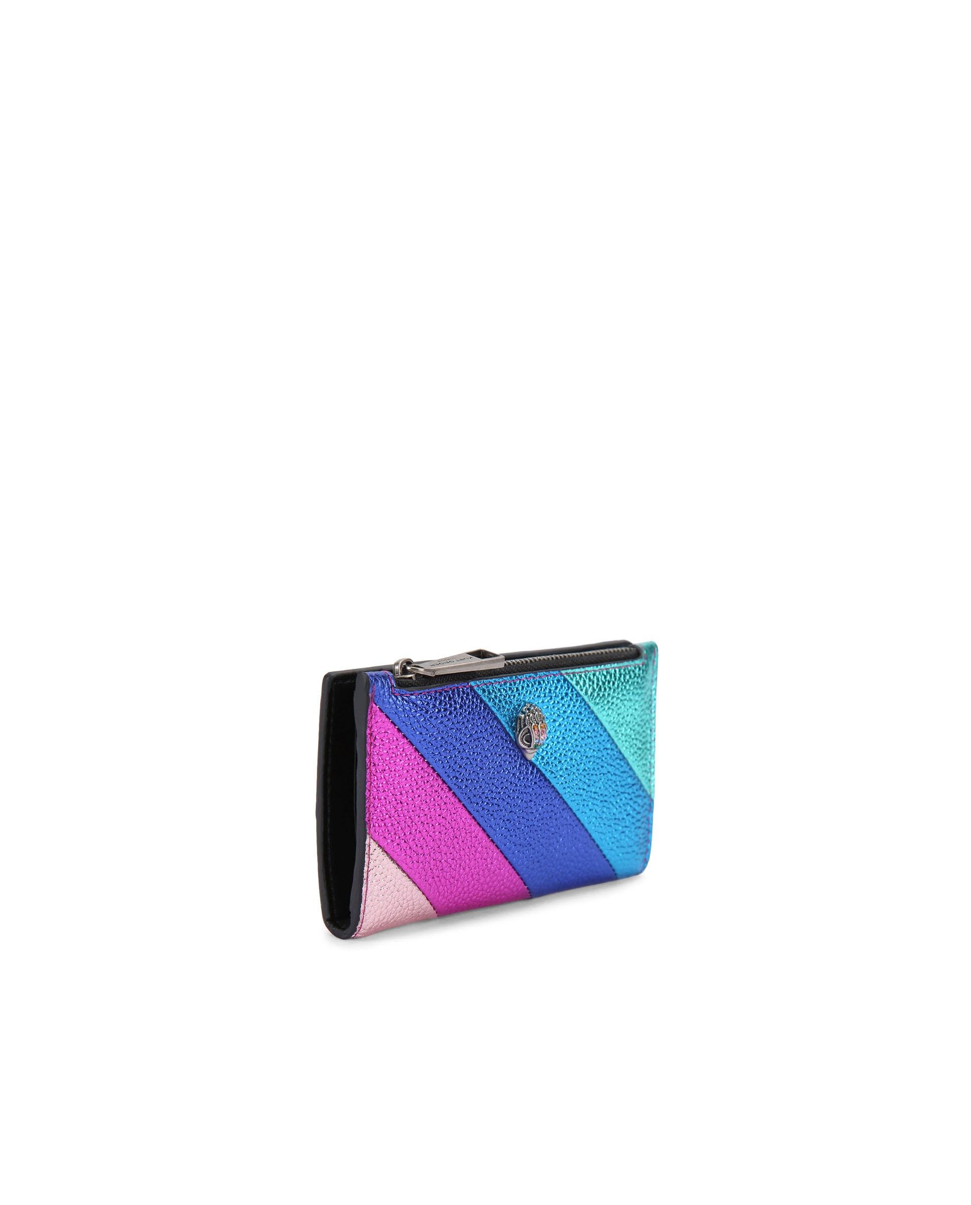 Cartera de mujer de piel con estampado de rayas - Kurt Geiger - Multicolor Multicolor-3