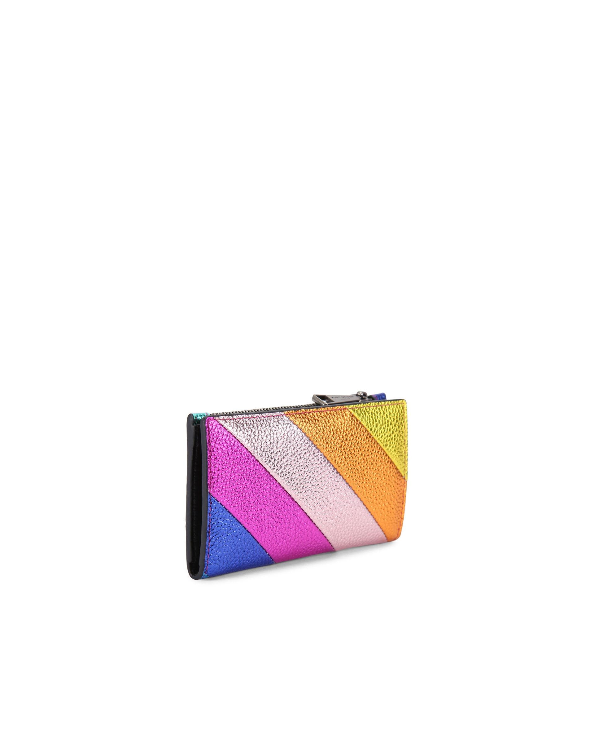 Cartera de mujer de piel con estampado de rayas - Kurt Geiger - Multicolor Multicolor-2